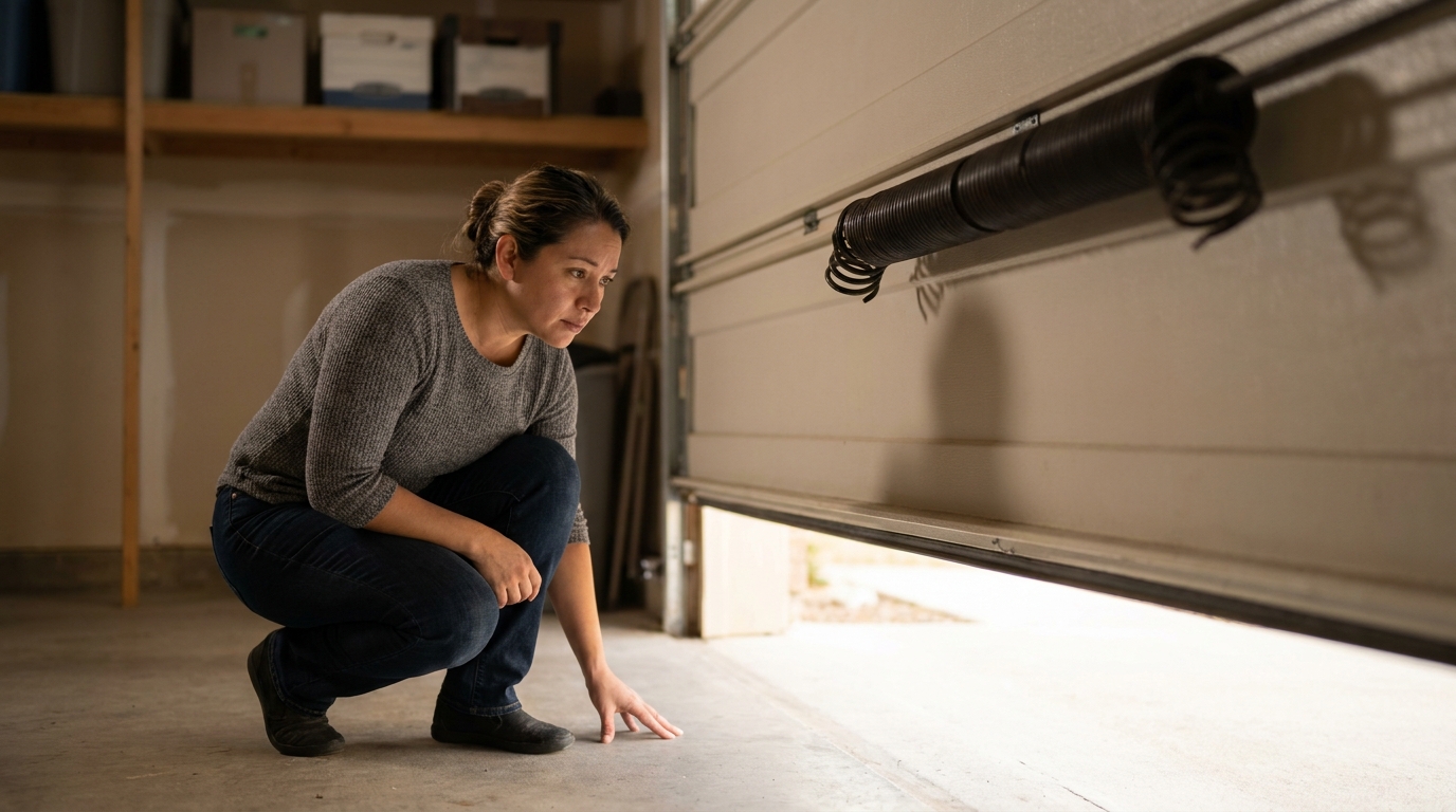 How to Open a Garage Door With a Broken Spring (Is It Safe?)